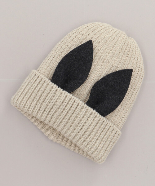 KIDS eLfinFolk x CA4LA BEAST BEANIEⅡ OFF WHITE 54